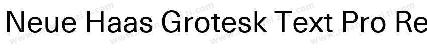 Neue Haas Grotesk Text Pro Regular字体转换
